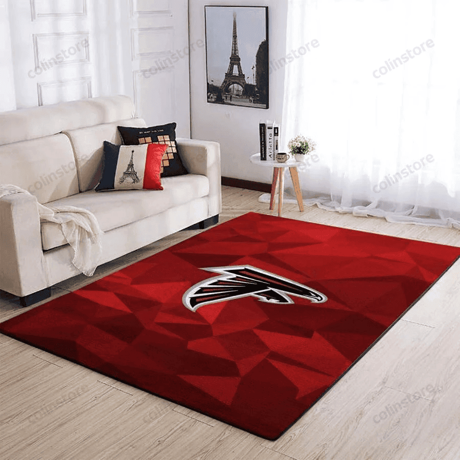 Atlanta Falcons 3D Rectangle Area Rug – Full Print Carpet For Living Room & Bedroom Home Decor
