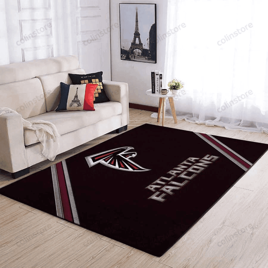 Atlanta Falcons 3D Rectangle Area Rug – Full Print Carpet For Living Room & Bedroom Home Decor
