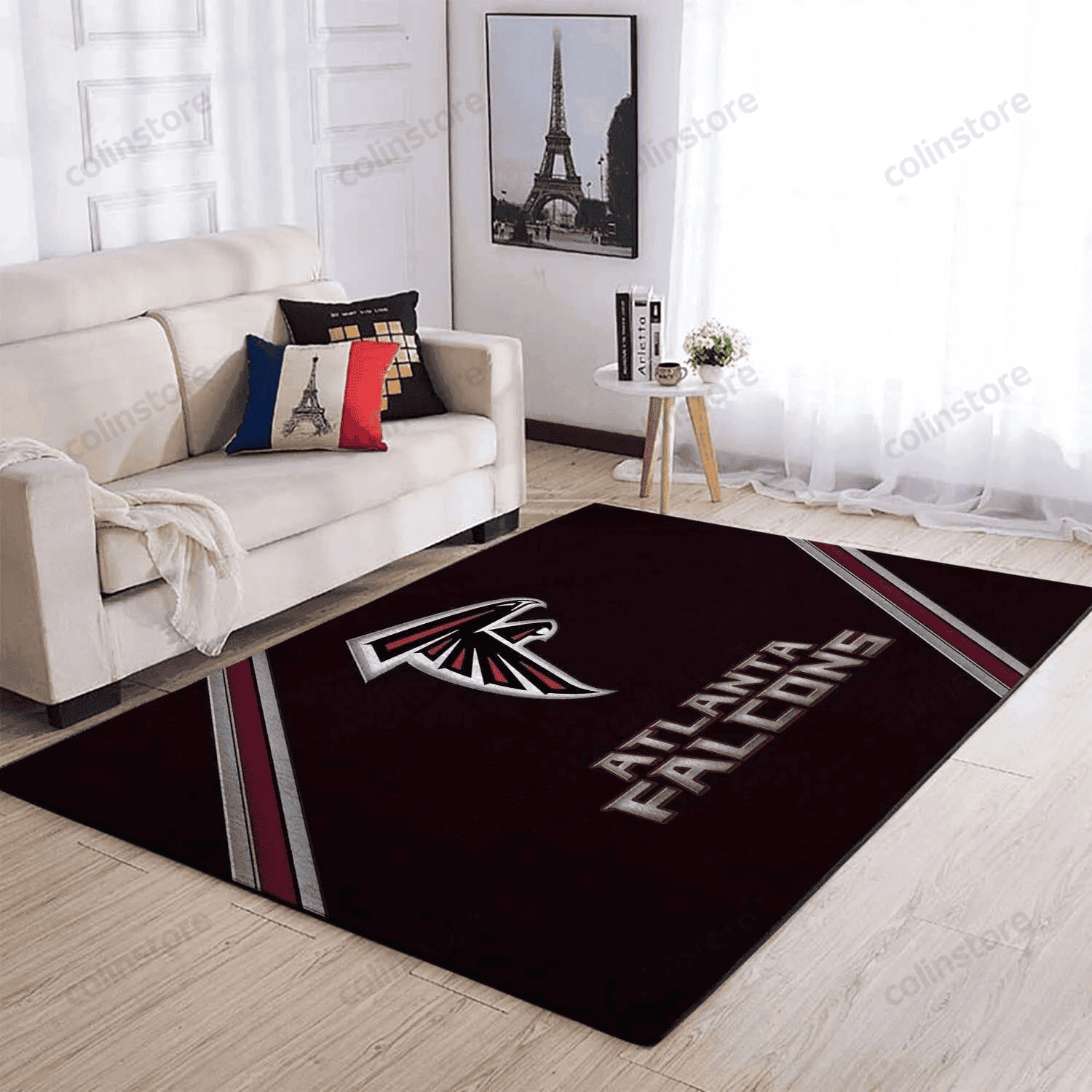 Atlanta Falcons 3D Rectangle Area Rug – Full Print Carpet For Living Room & Bedroom Home Decor