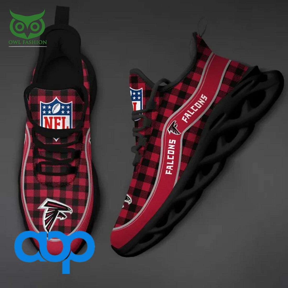 Atlanta Falcons Max Soul Shoes Sneakers for Men And Women – NFL Football Fan Shoes, Team Sneakers
