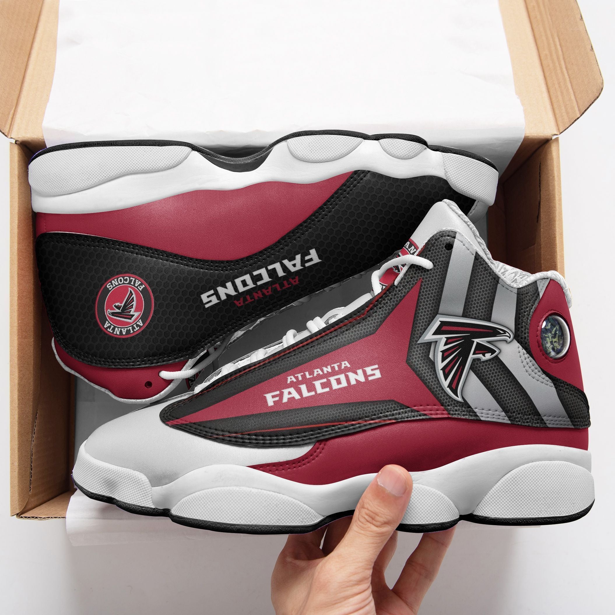 Atlanta Falcons NFL JD13 Sneakers Shoes for Men & Women | Custom Fan Gift