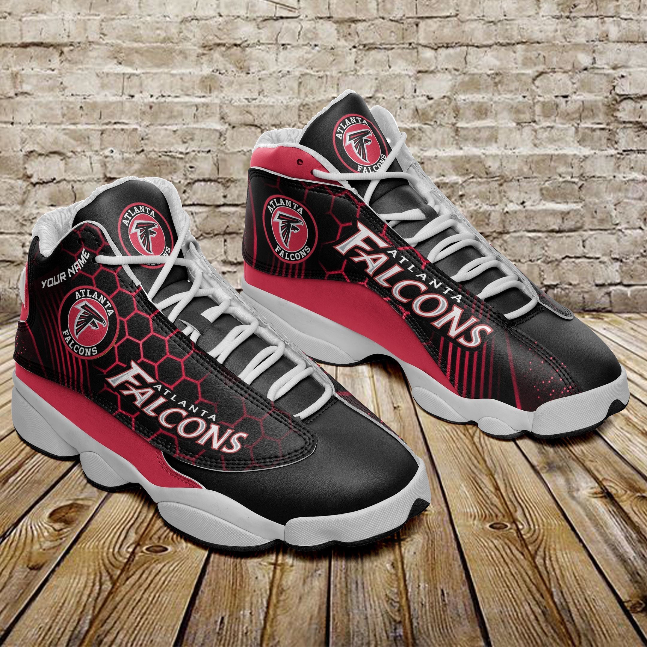 Atlanta Falcons NFL JD13 Sneakers Shoes for Men & Women | Custom Fan Gift