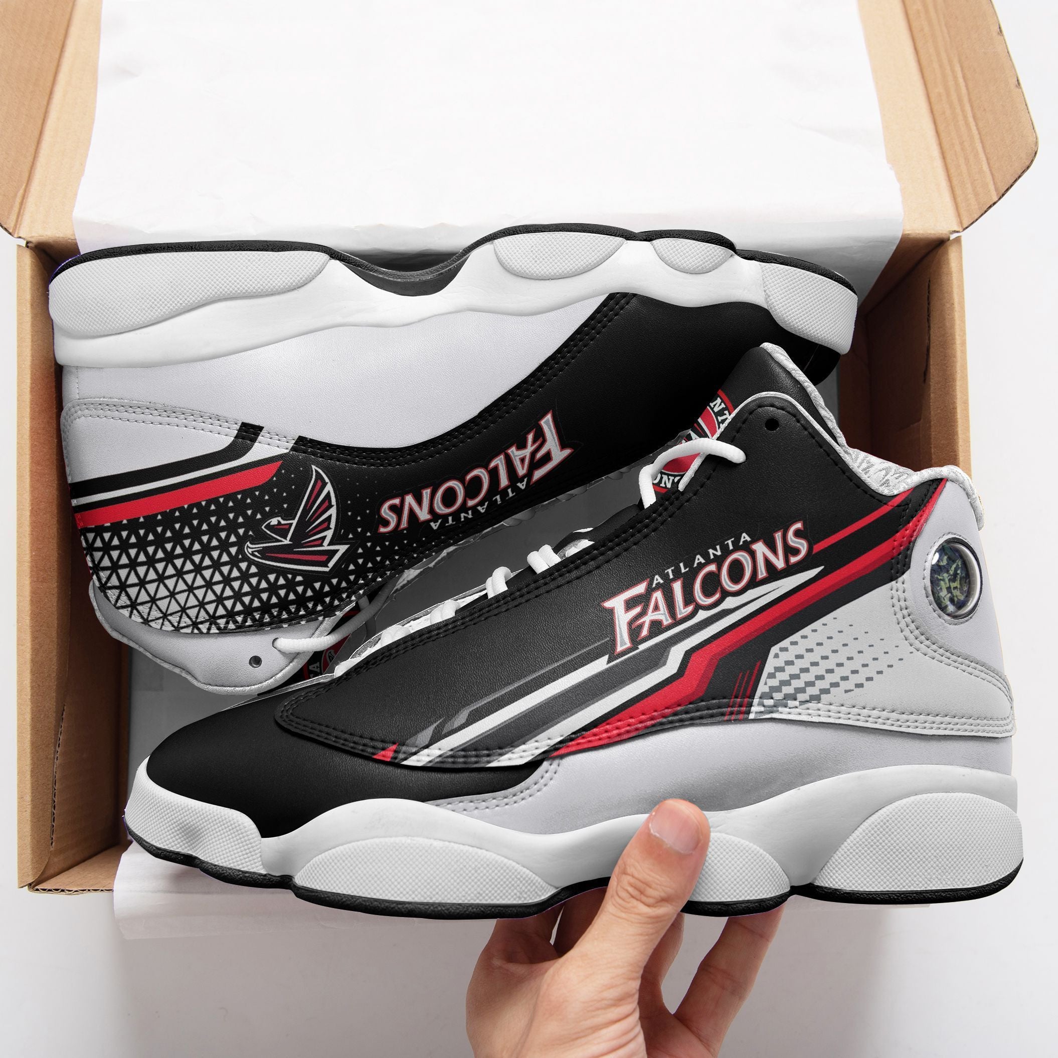 Atlanta Falcons NFL JD13 Sneakers Shoes for Men & Women | Custom Fan Gift
