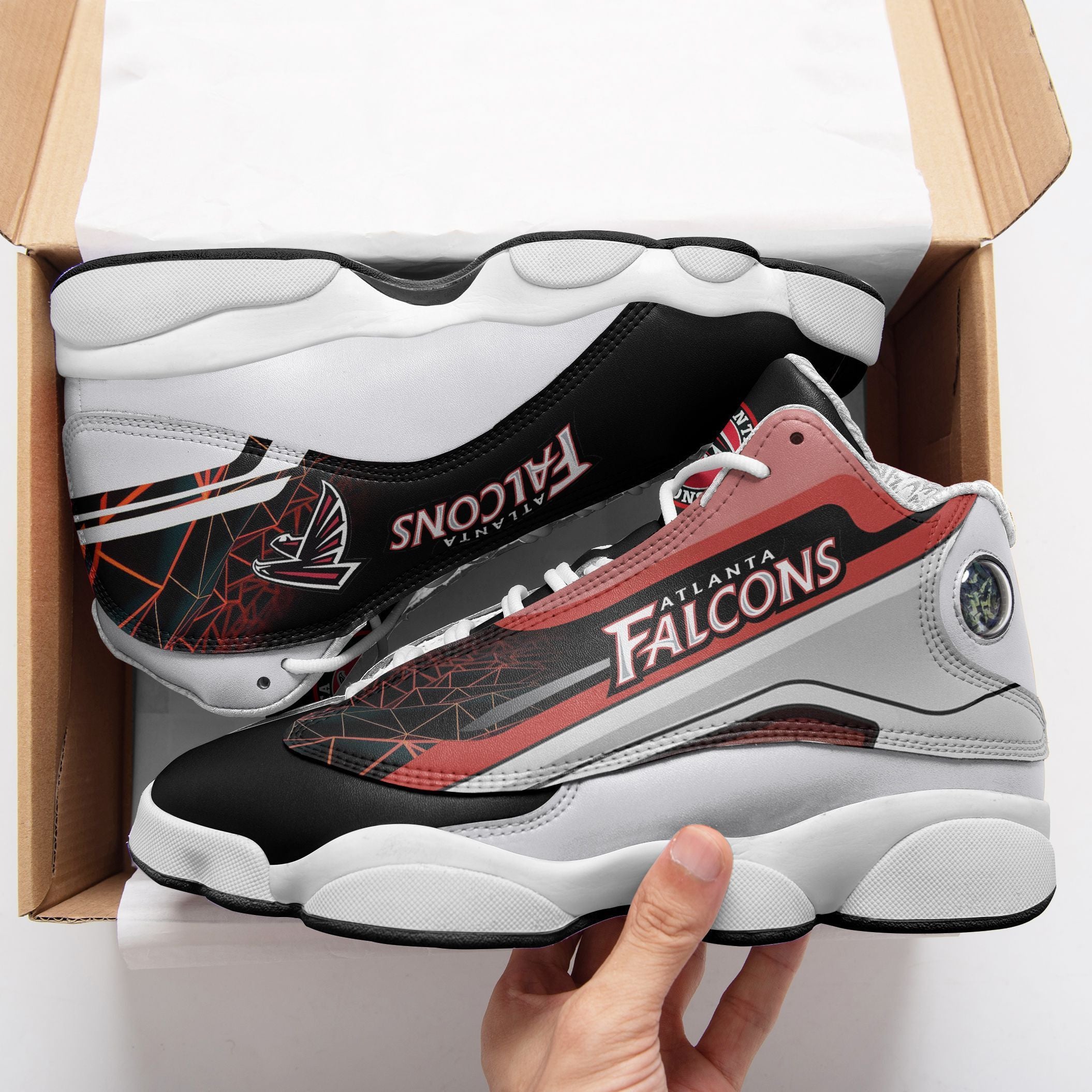 Atlanta Falcons NFL JD13 Sneakers Shoes for Men & Women | Custom Fan Gift
