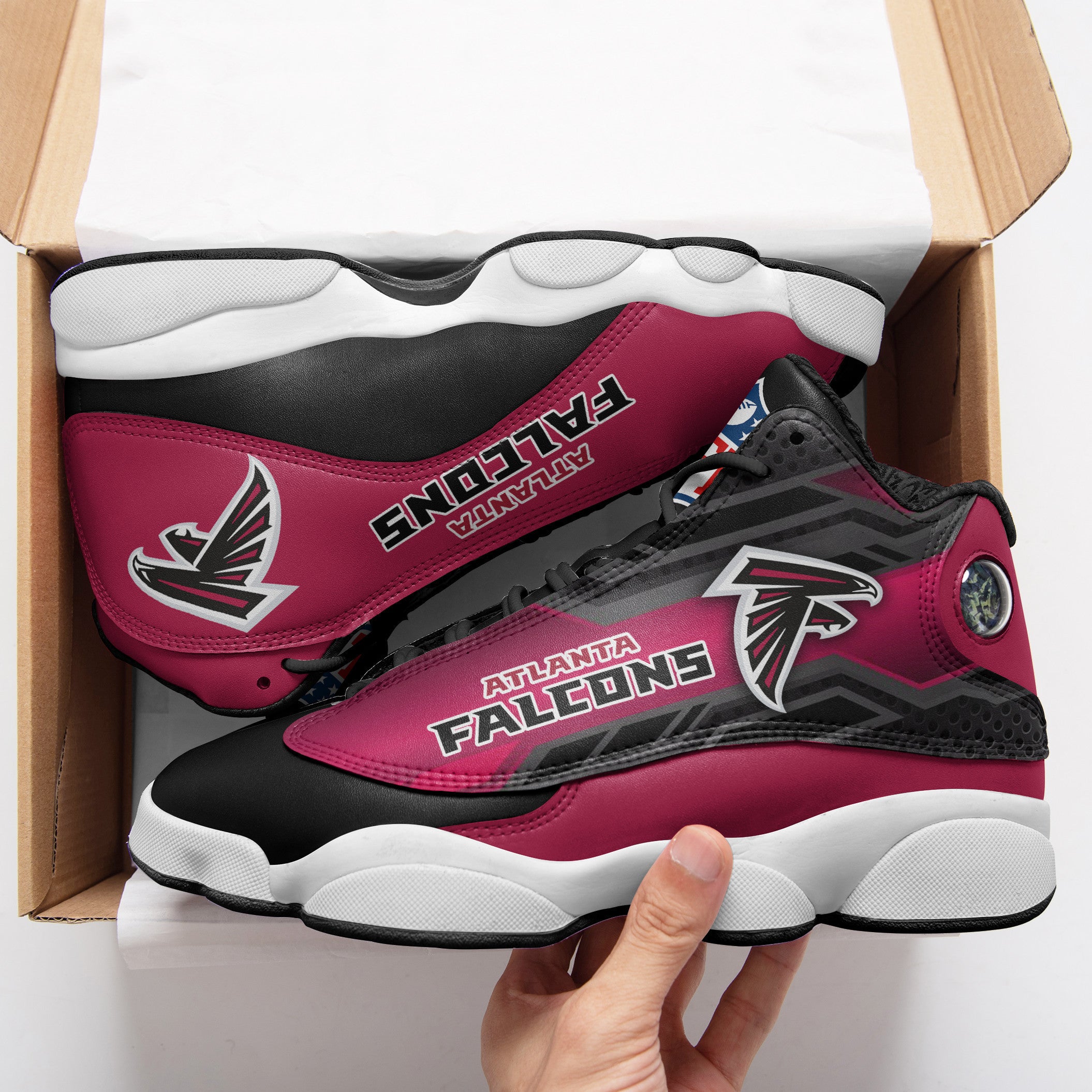 Atlanta Falcons NFL JD13 Sneakers Shoes for Men & Women | Custom Fan Gift