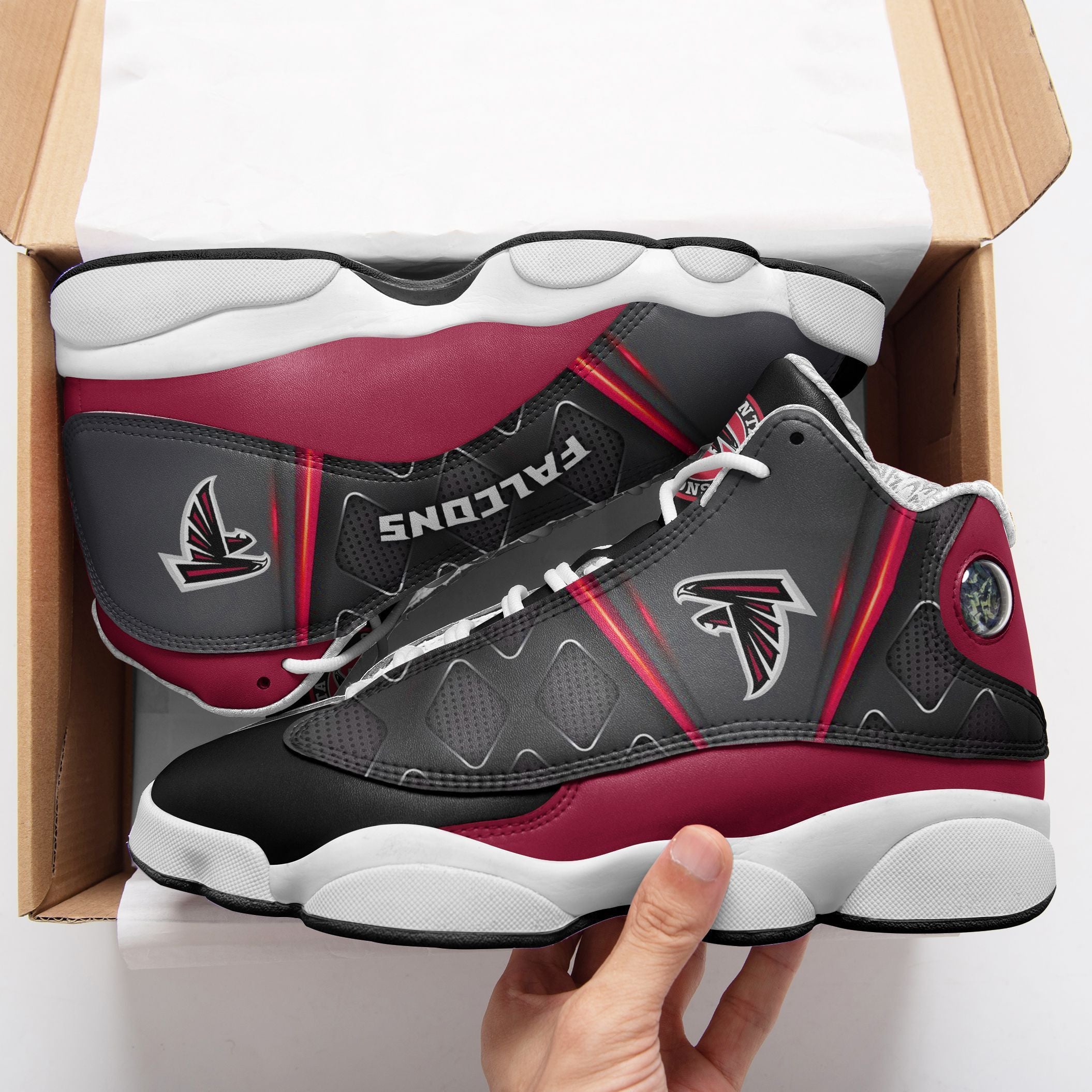Atlanta Falcons NFL JD13 Sneakers Shoes for Men & Women | Custom Fan Gift