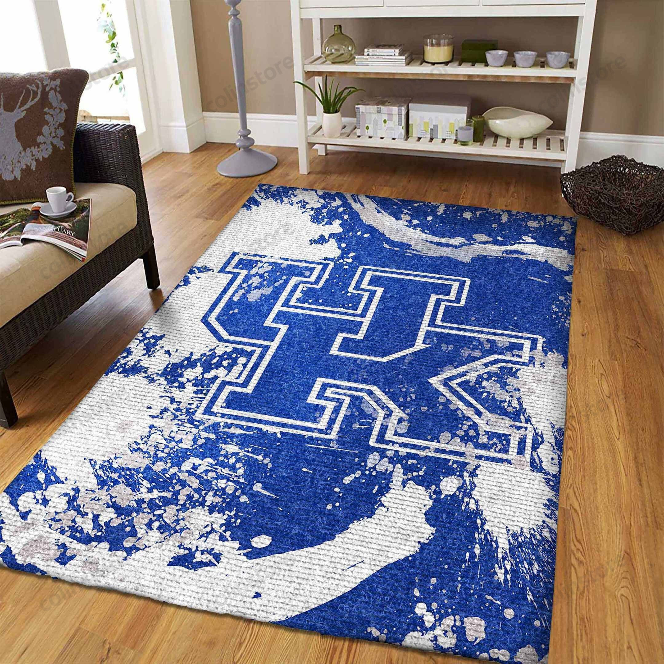 Atlanta Hawks Living Room Area 3D Rectangle Area Rug – Full Print Carpet For Living Room & Bedroom Home Decor