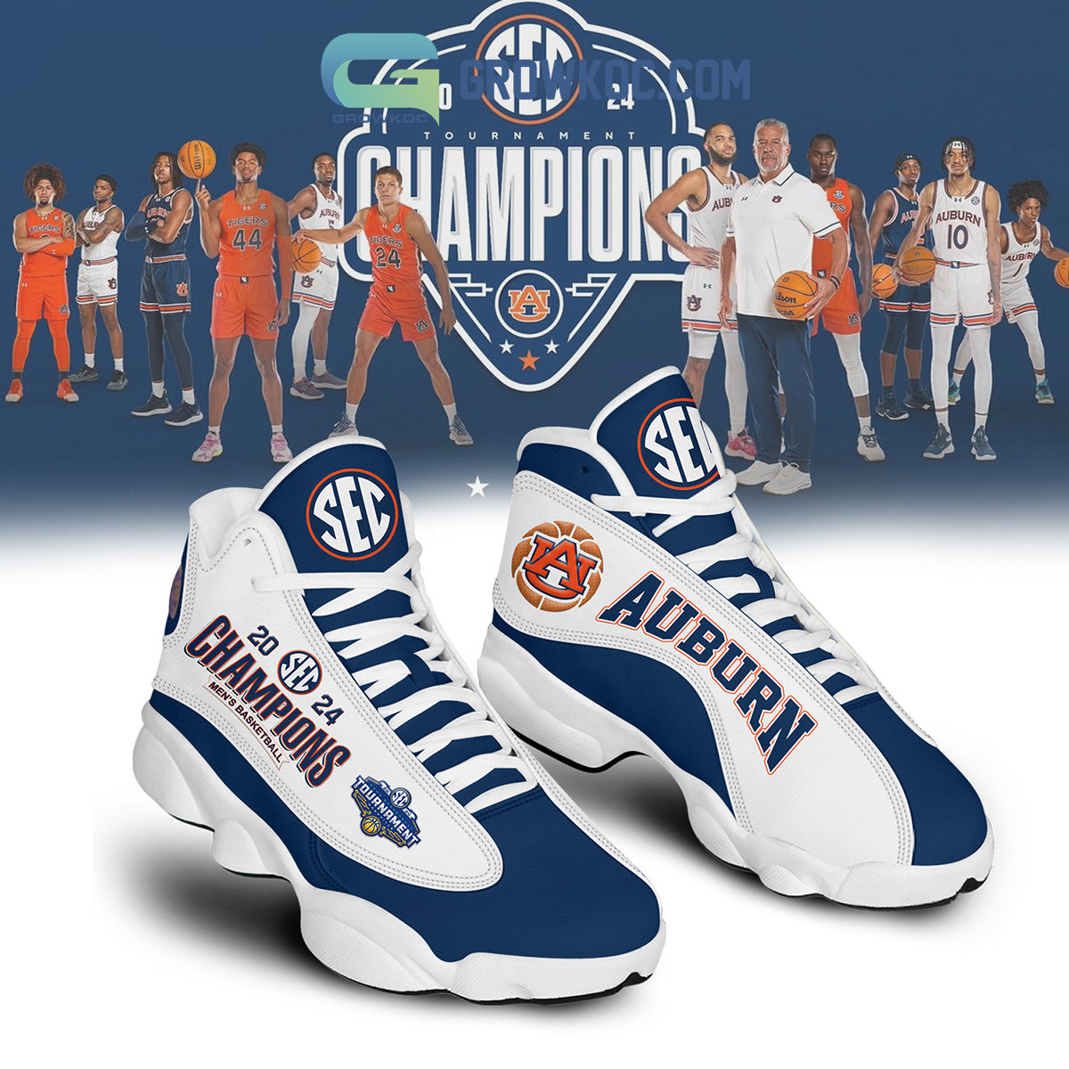 Auburn Tigers JD13 Sneakers Shoes for Men & Women | Custom Fan Gift