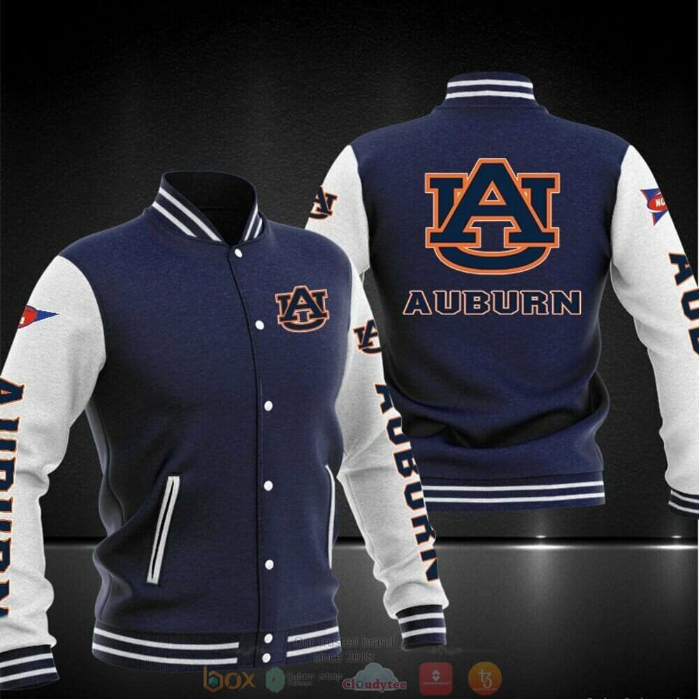 Auburn Tigers Varsity Baseball Jacket for Men & Women | NCAA Team Fan Gift
