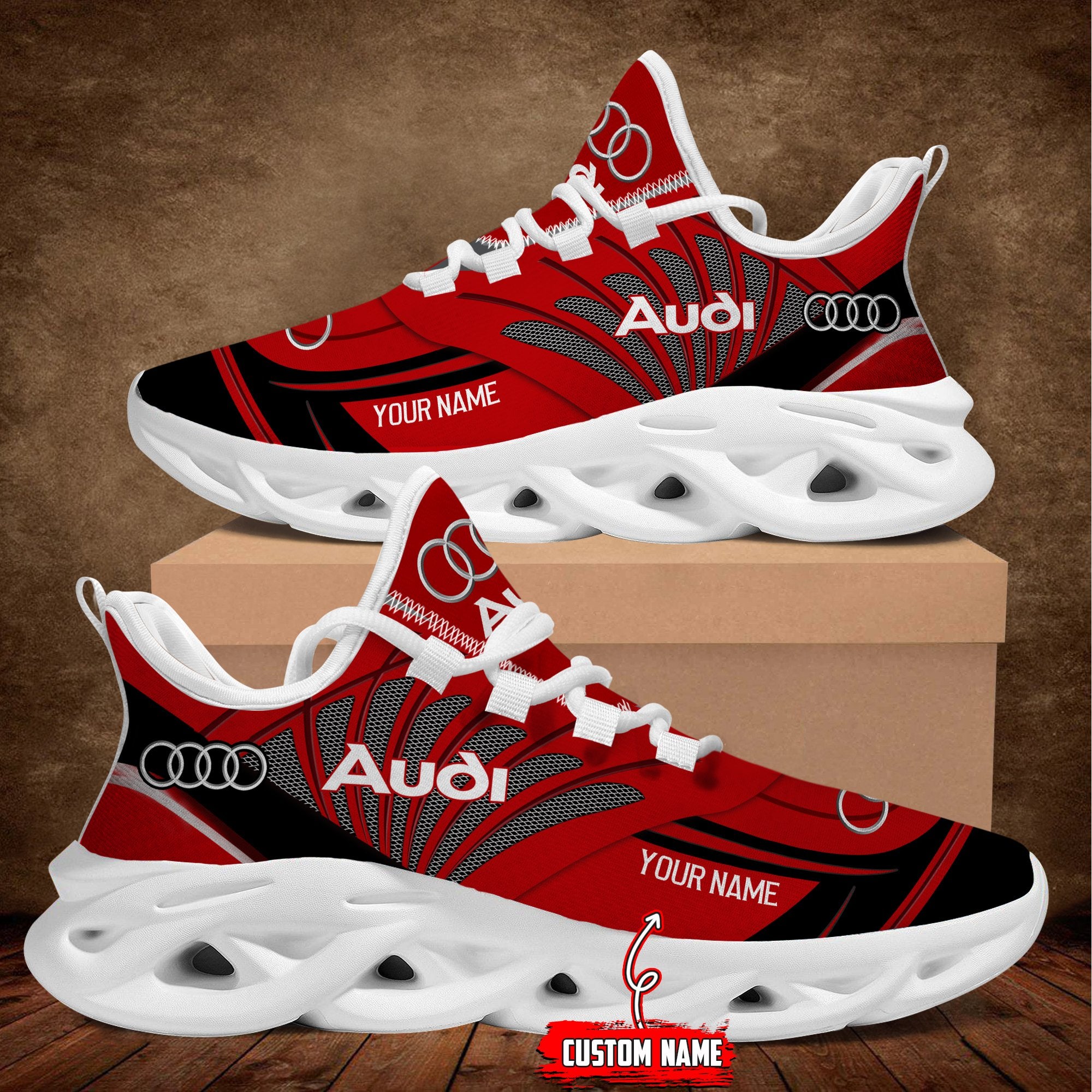 Audi Max Soul Shoes Sneakers for Men And Women – Car Shoes, Racing Sneakers - Image 3