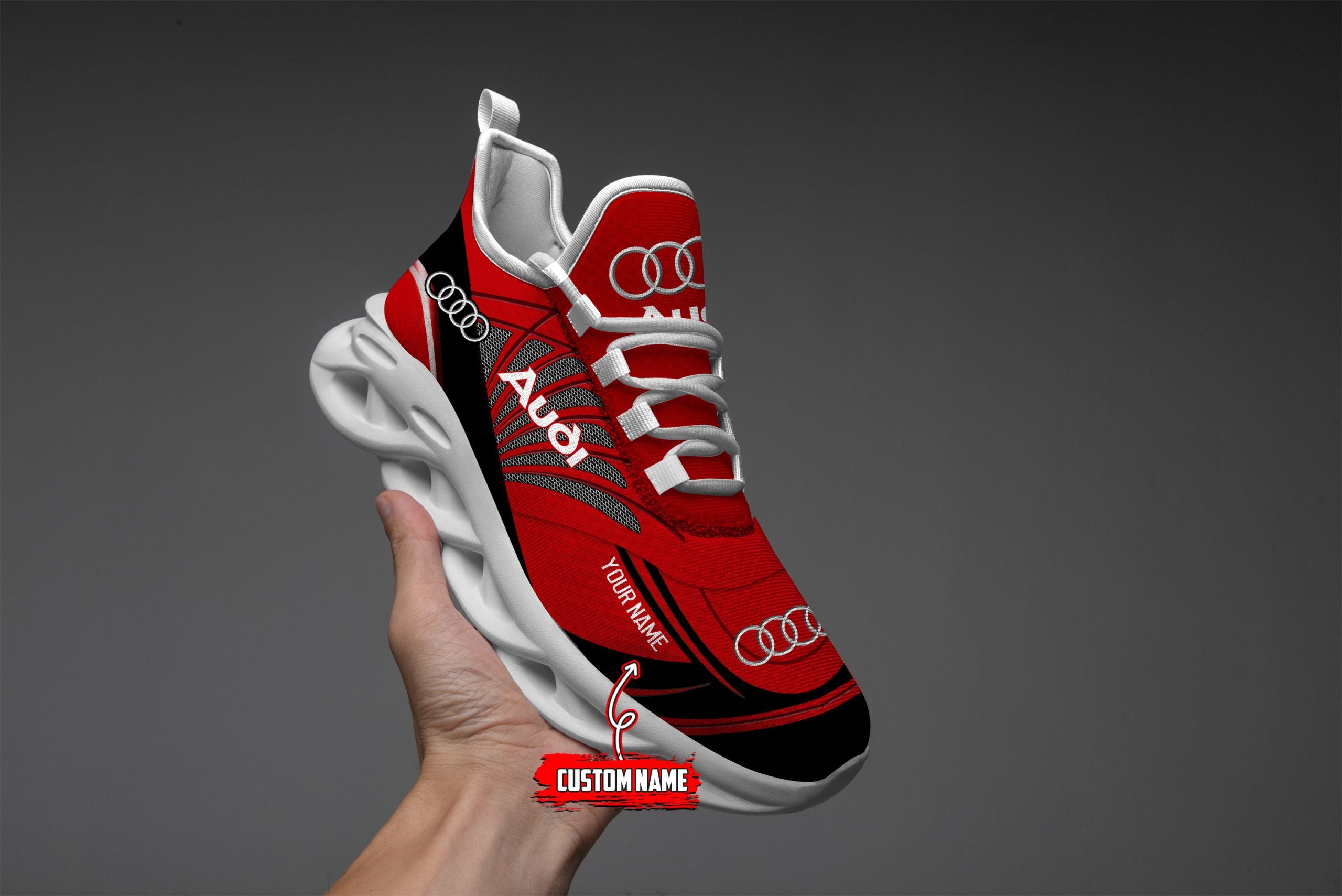 Audi Max Soul Shoes Sneakers for Men And Women – Car Shoes, Racing Sneakers - Image 4