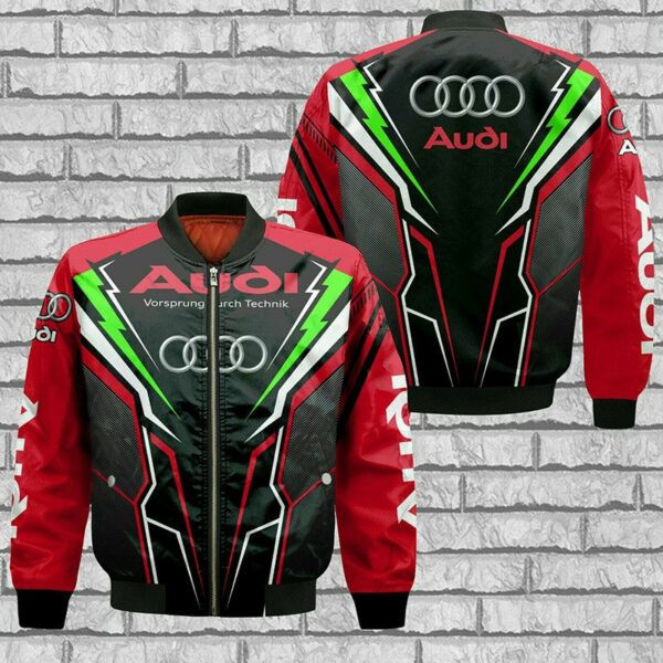 Audi Sport FE07 Bomber Jacket | Motorsport Racing Jacket for Men & Women | Racing Fan Gift
