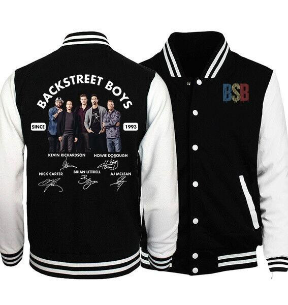 Backstreet Boys Music Band Signature Baseball Jacket for Men & Women | Music Fan Gift