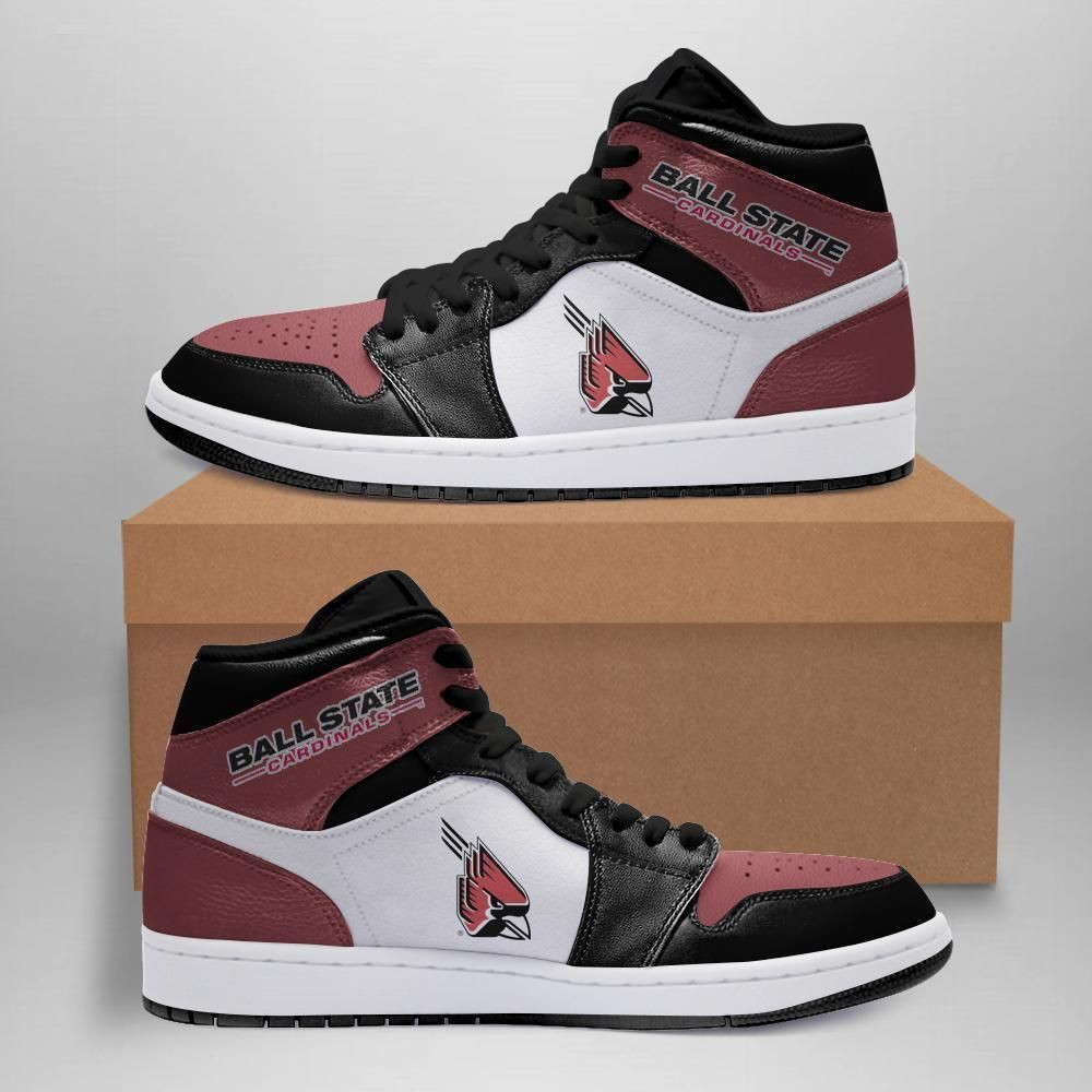 Ball State Cardinals Ncaa Team Custom Eachstep Shoes Sport Air Jd Sneakers