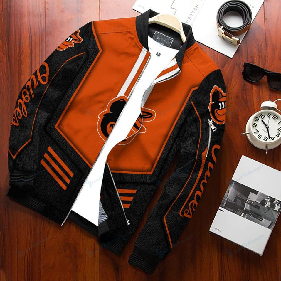 Baltimore Orioles Bomber Jacket | MLB Team Jacket for Men & Women | Baseball Fan Gift