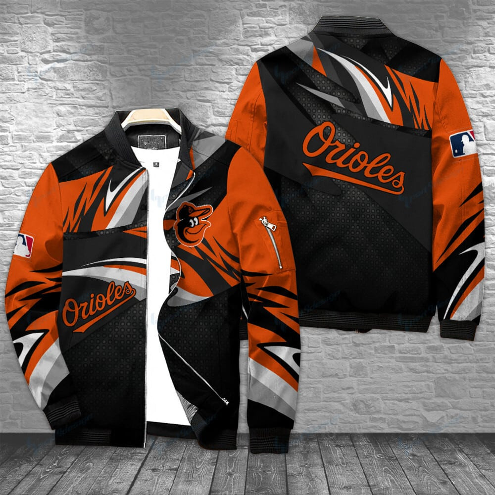 Baltimore Orioles Bomber Jacket | MLB Team Jacket for Men & Women | Baseball Fan Gift
