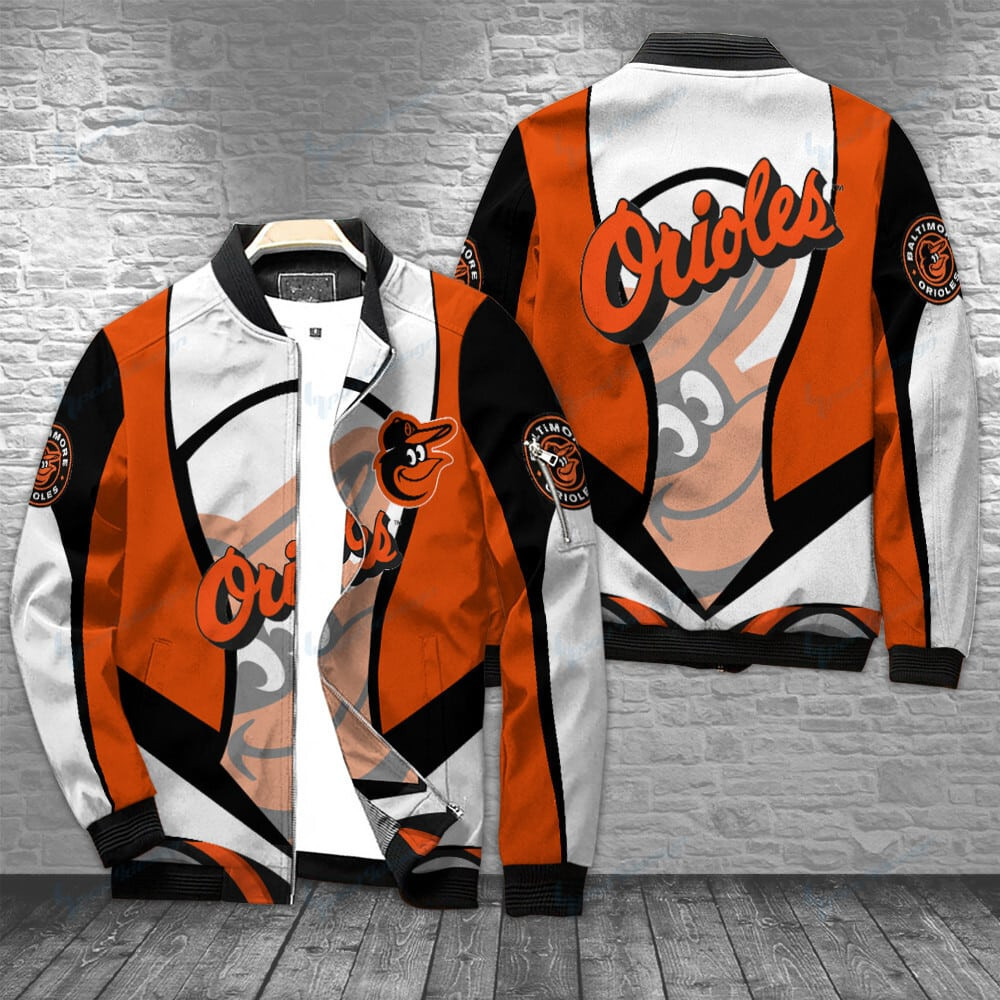 Baltimore Orioles Bomber Jacket | MLB Team Jacket for Men & Women | Baseball Fan Gift