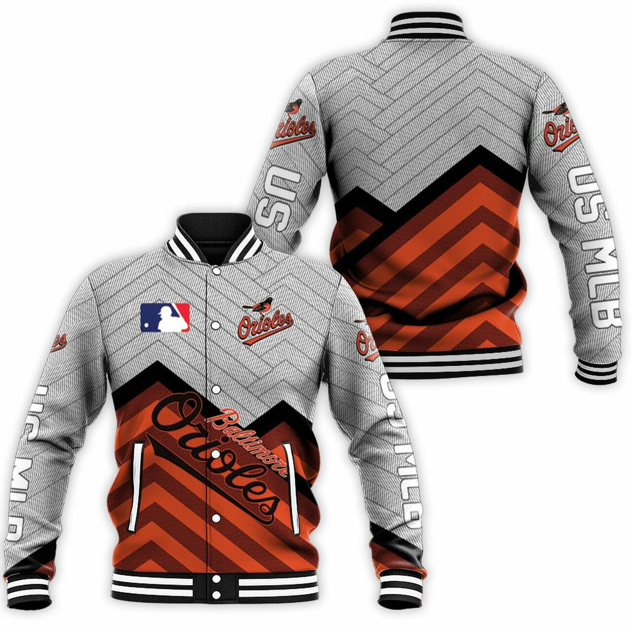 Baltimore Orioles Varsity Baseball Jacket for Men & Women | MLB Team Fan Gift