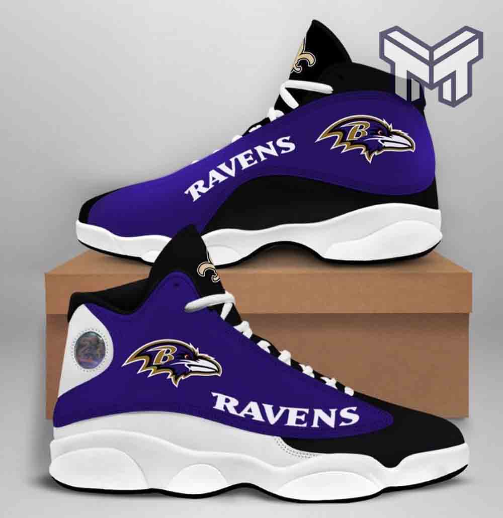 Baltimore Ravens JD13 Sneakers Shoes for Men & Women | Custom Fan Gift