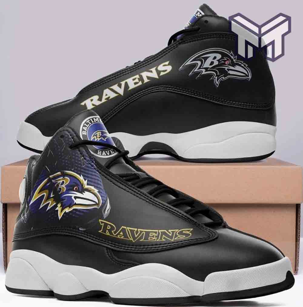 Baltimore Ravens JD13 Sneakers Shoes for Men & Women | Custom Fan Gift
