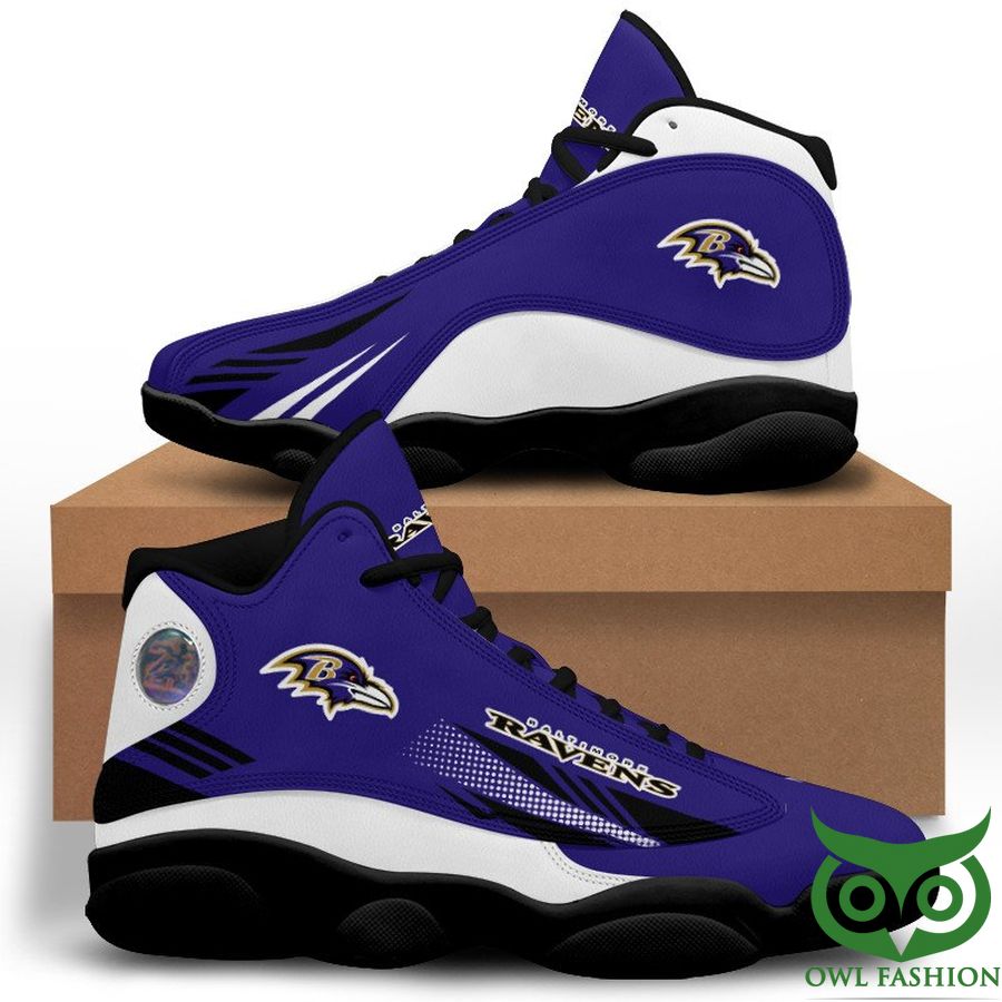 Baltimore Ravens JD13 Sneakers Shoes for Men & Women | Custom Fan Gift
