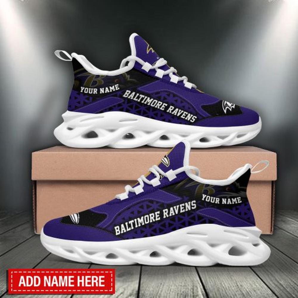 Baltimore Ravens Max Soul Shoes Sneakers for Men And Women – NFL Football Fan Shoes, Team Sneakers - Image 5