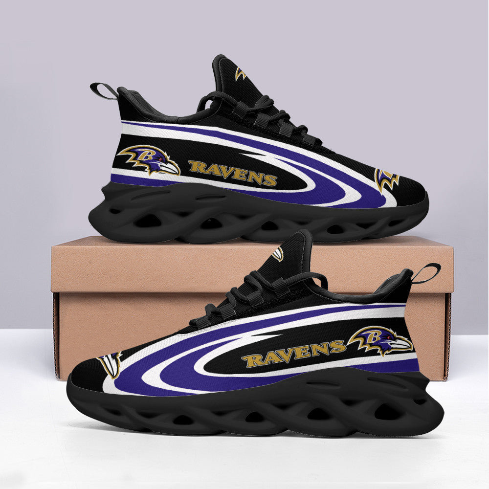 Baltimore Ravens NFL Max Soul Shoes Sneakers for Men And Women – NFL Football Fan Shoes, Team Sneakers - Image 3