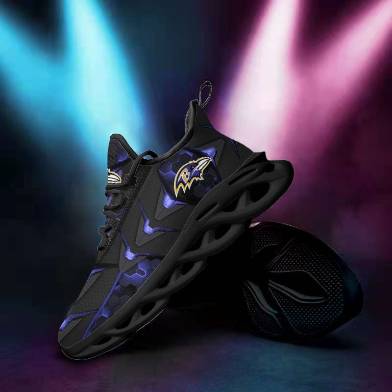 Baltimore Ravens NFL Max Soul Shoes Sneakers for Men And Women – NFL Football Fan Shoes, Team Sneakers