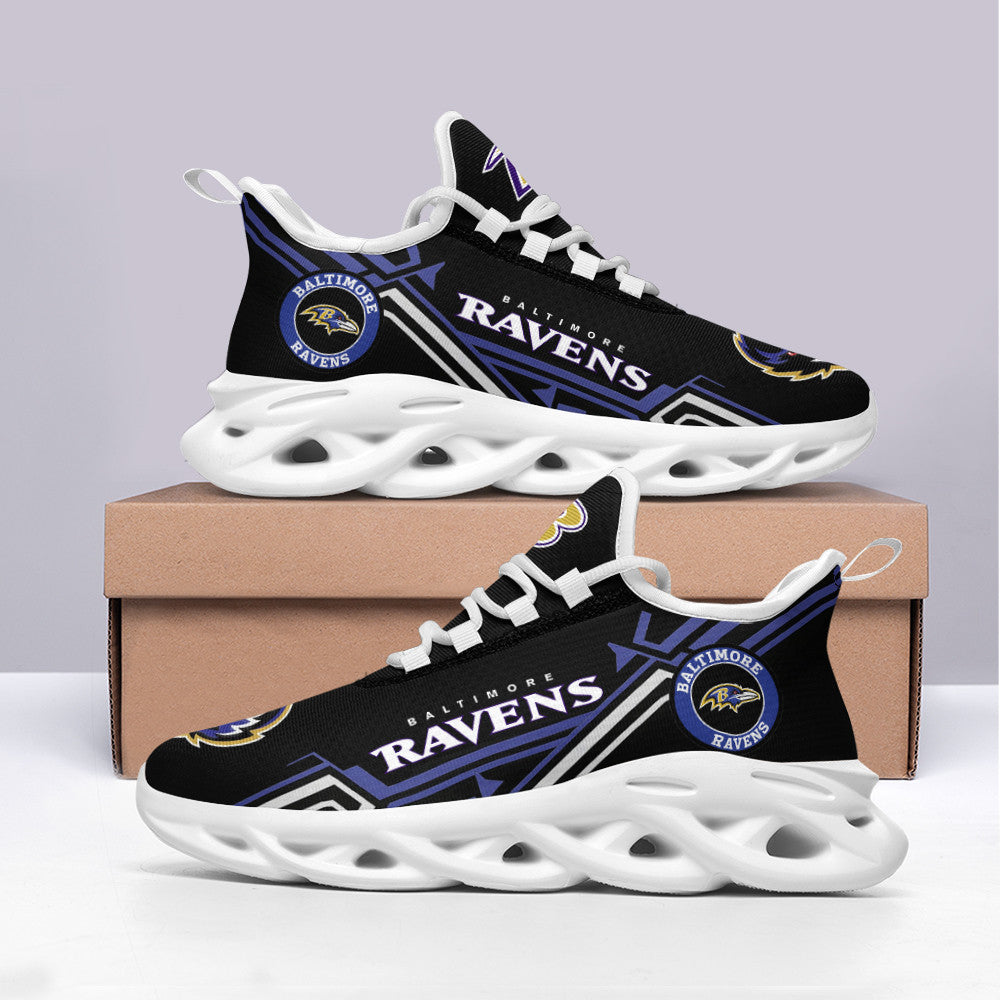 Baltimore Ravens NFL Max Soul Shoes Sneakers for Men And Women – NFL Football Fan Shoes, Team Sneakers