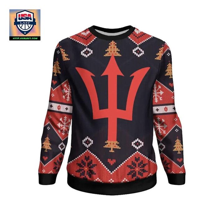 Barbados Christmas Sweater Santa Claus Ho Ho Ho Bn1810