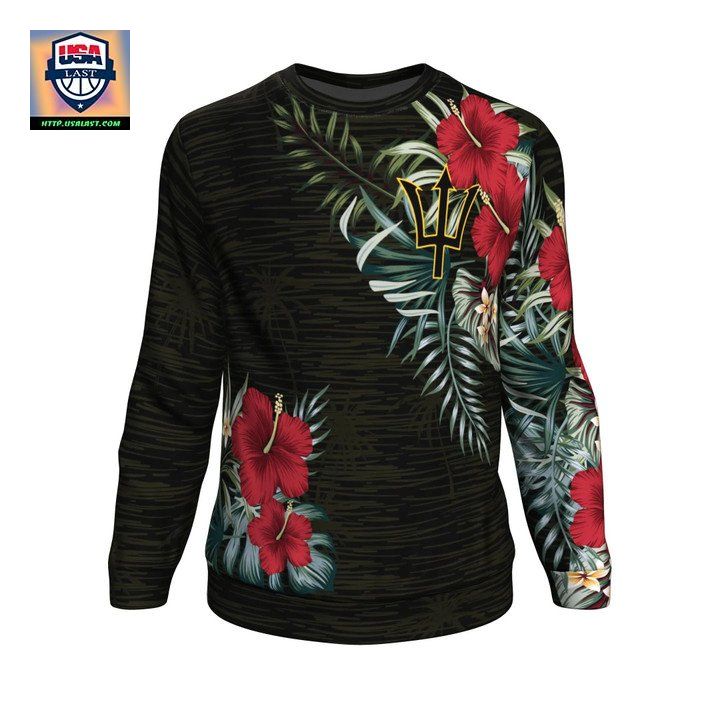 Barbados Hibiscus Sweater Sweater 
