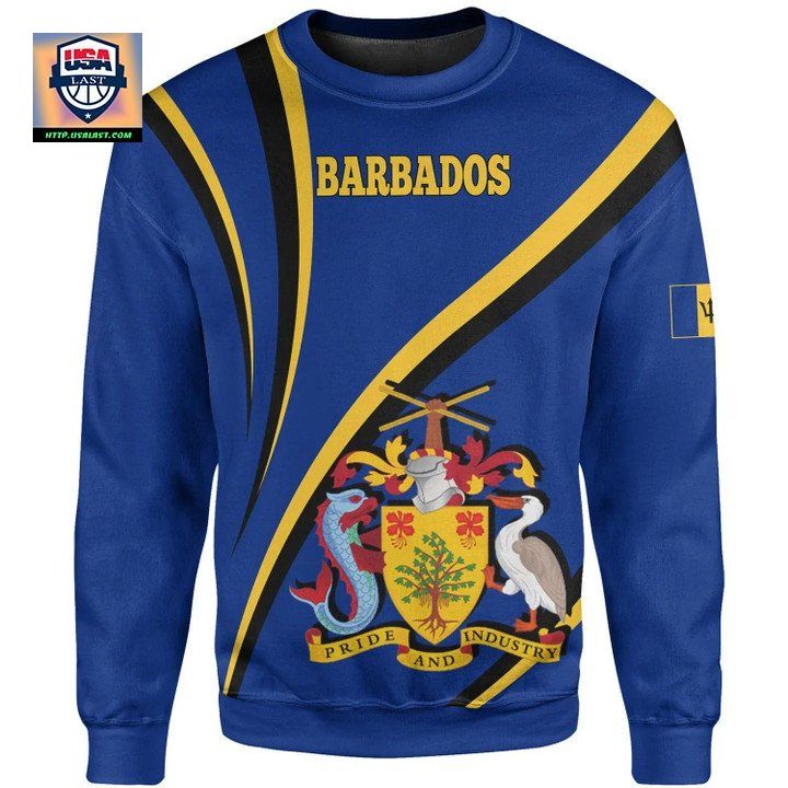Barbados Sweater Proud To Be Barbadian Bn22
