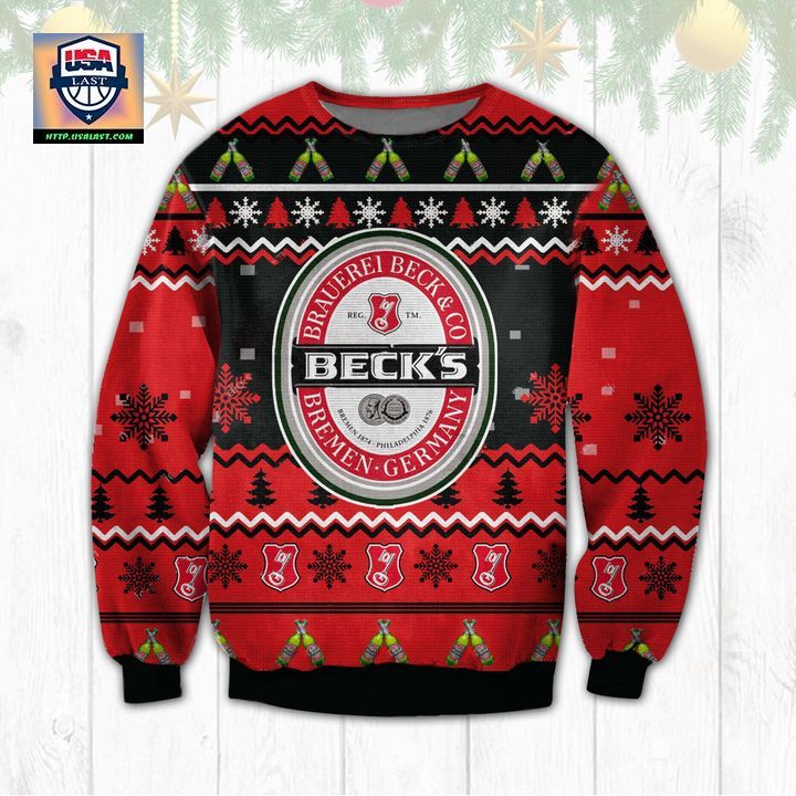 Beck s Brewery Ugly Christmas Sweater