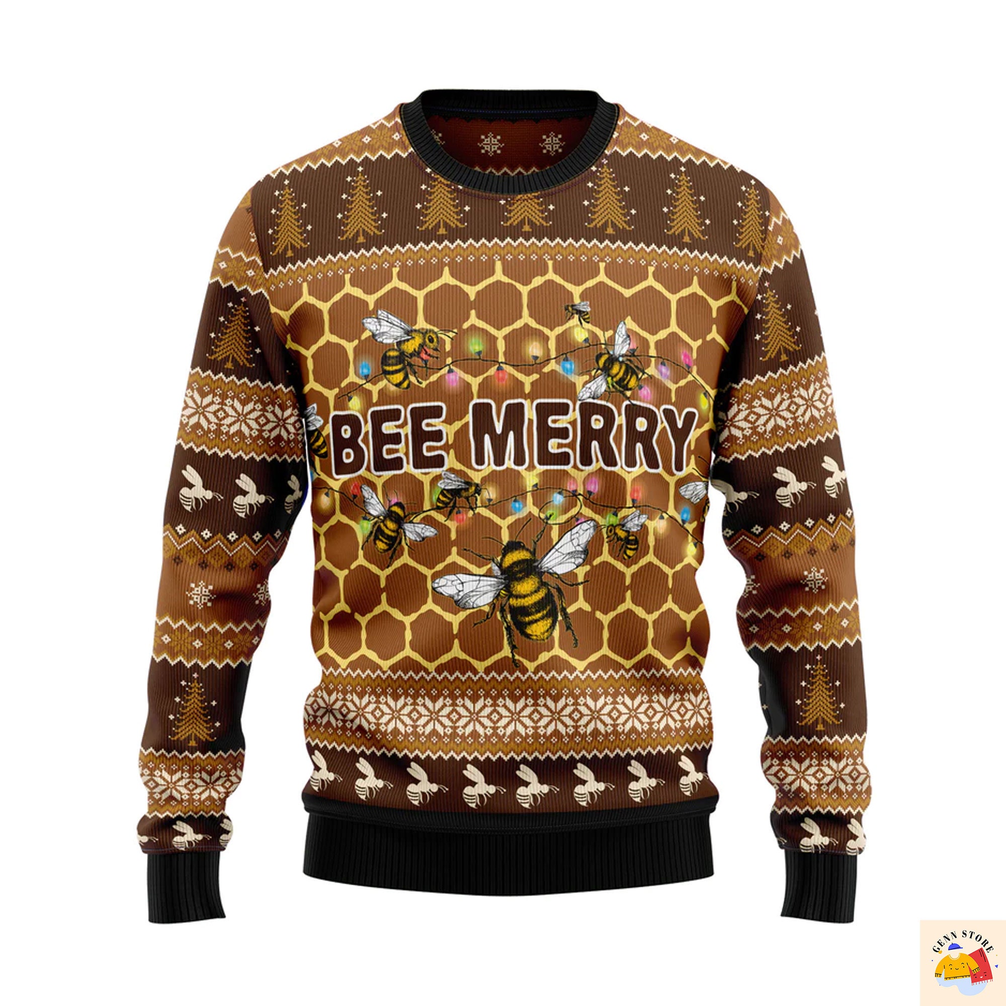 Bee Merry Ugly Christmas Sweater