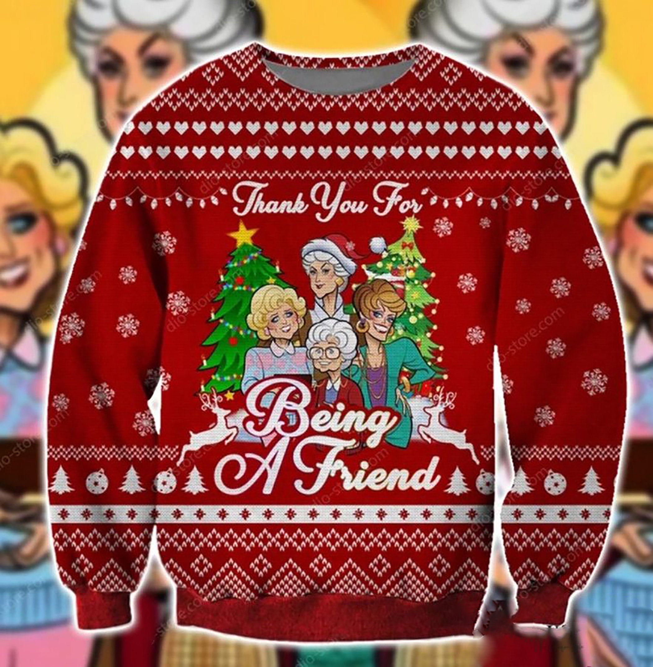 Being A Friend Symbol Christmas Ugly Christmas Sweater