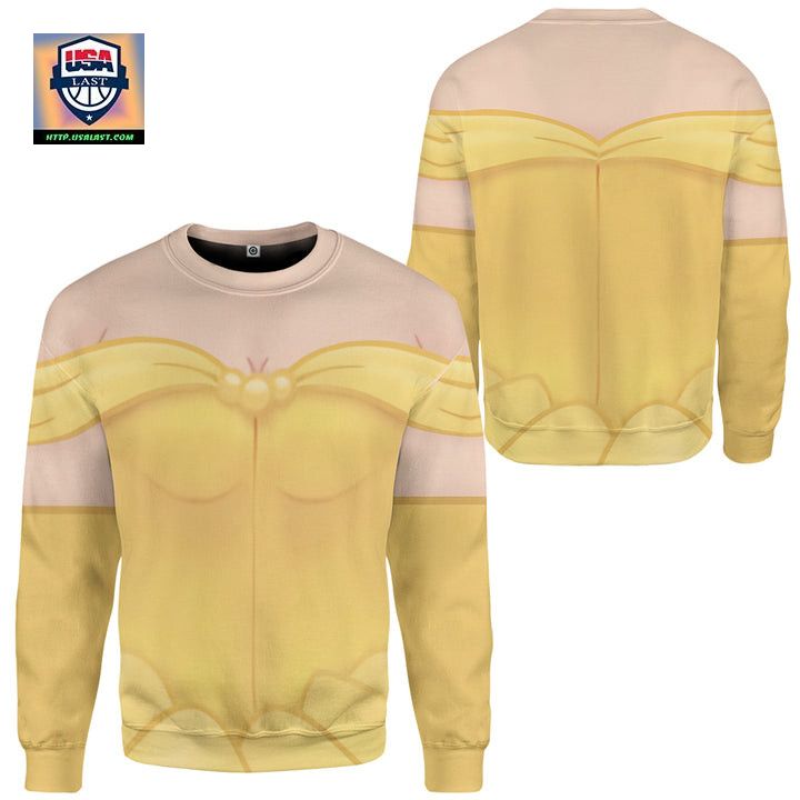 Bella Princess Beauty And The Beast Disney Costume Ugly Christmas Sweater