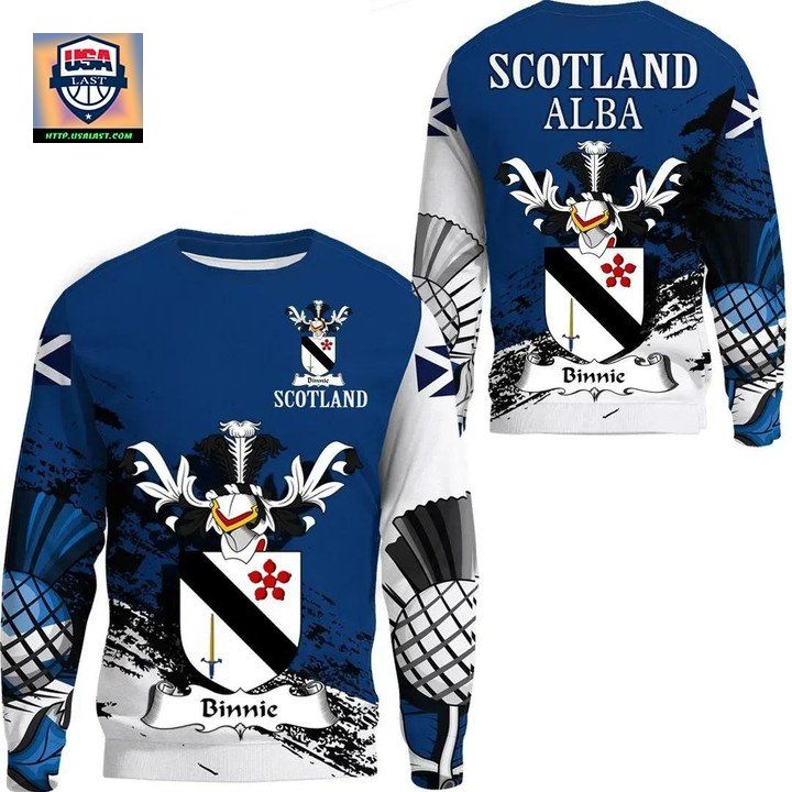 Bennie Or Binnie Scottish Family Crest Scotland Special Sweater 
