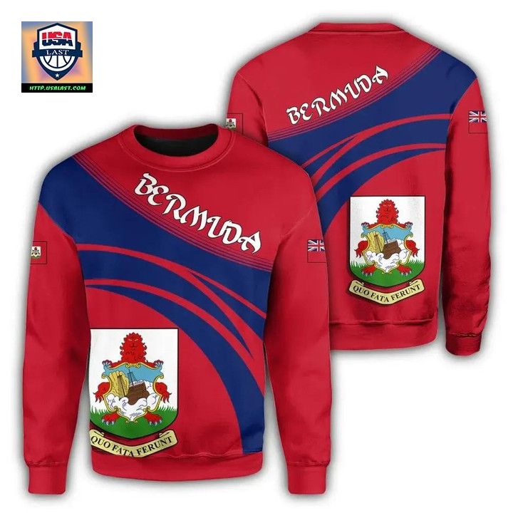 Bermuda Coat Of Arms Sweater Cricket Style J5W