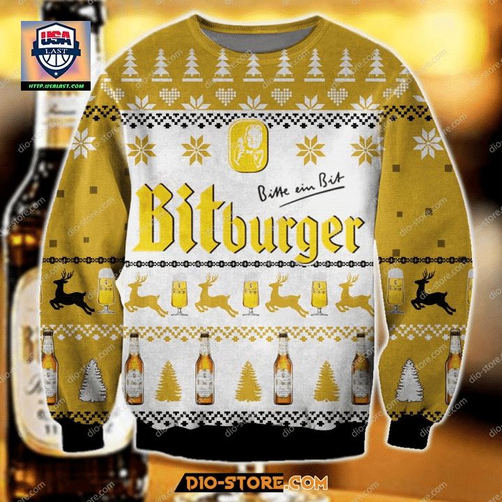 Bitburger Brewery Ugly Christmas Sweater