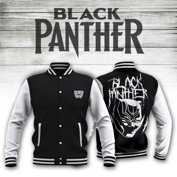 Black Panther Marvel Fashion Baseball Jacket for Men & Women | Superhero Fan Gift