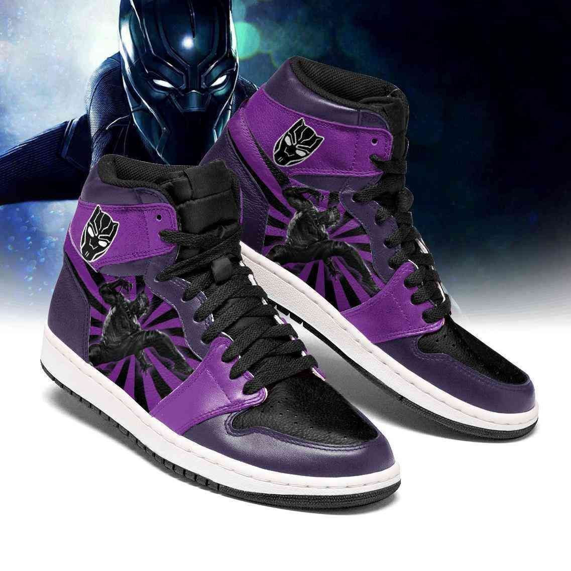 Black Panther Marvel Shoes Sport Air Jd Sneakers