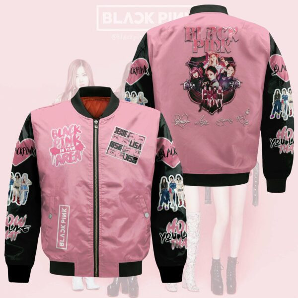 Black Pink Gift For Fans, Black Pink Bomber Jacket | Streetwear Jacket for Men & Women | Fan Gift