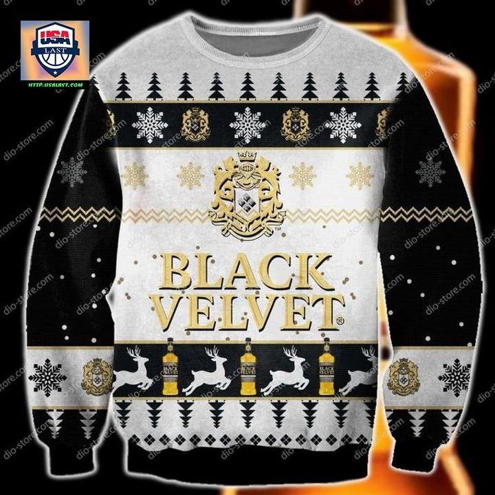 Black Velvet Ugly Christmas Sweater