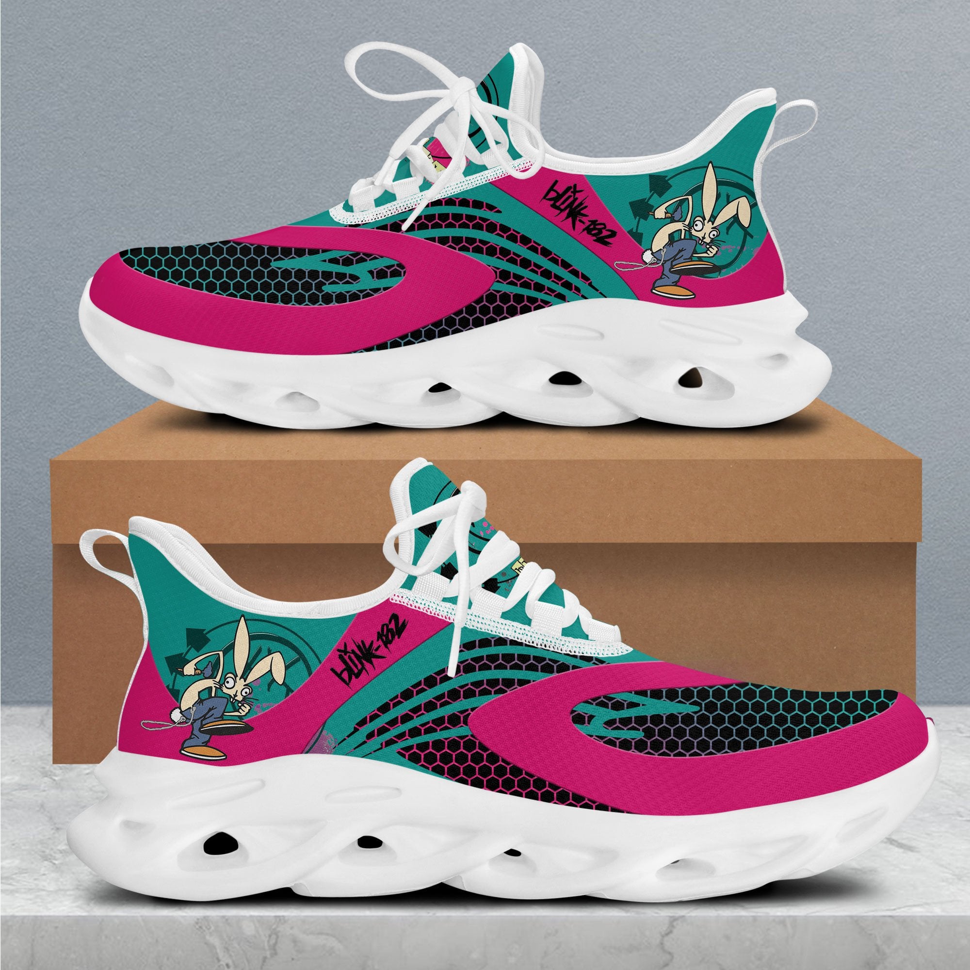 Blink 182 Max Soul Shoes Sneakers for Men And Women – Pop Punk Fan Shoes, Team Sneakers