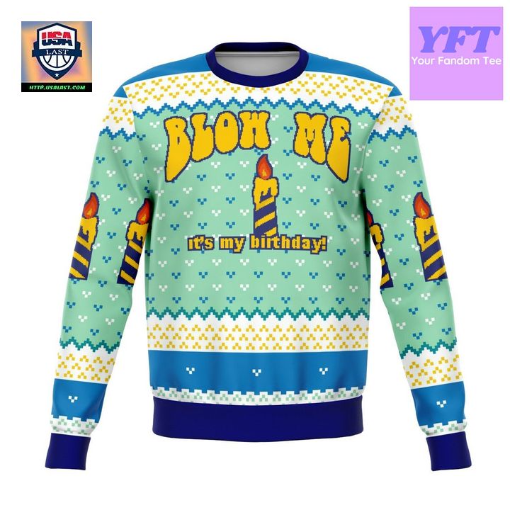 Blow Me Funny Meme Design 3d Ugly Christmas Sweater