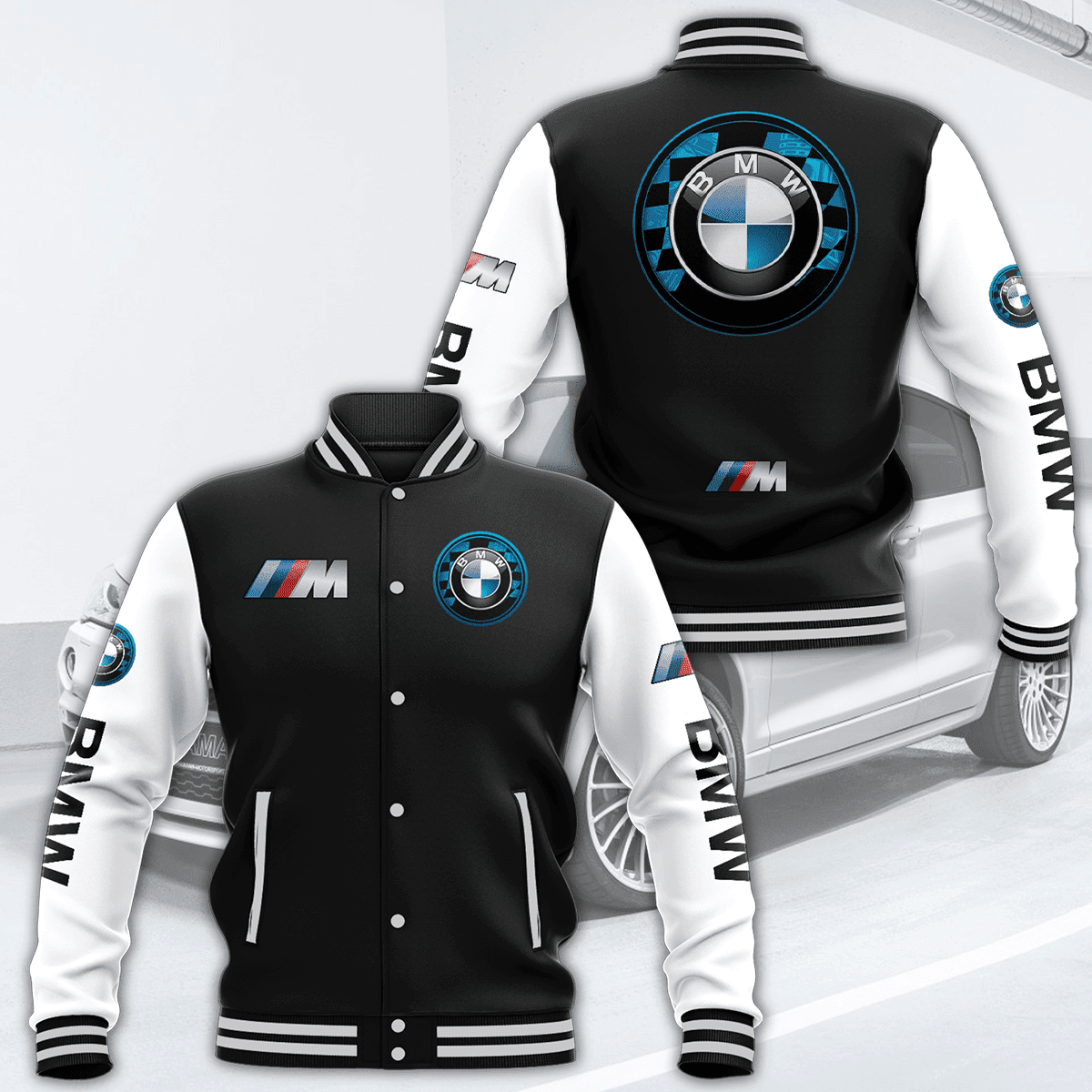 BMW Fashion Baseball Jacket for Men & Women | Vehicle Brand Fan Gift