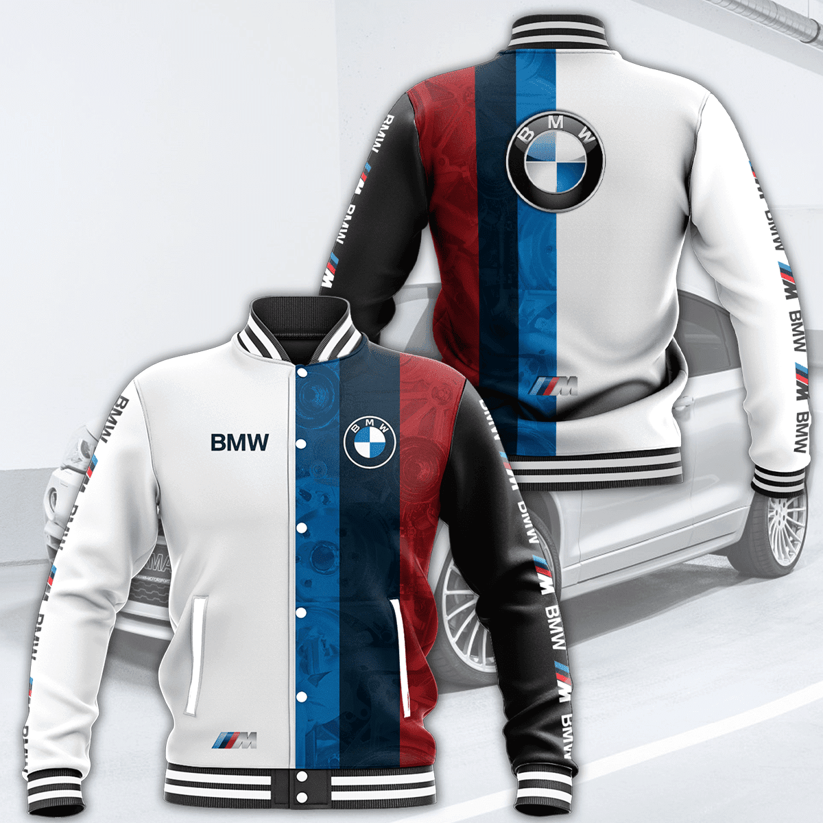 BMW Fashion Baseball Jacket for Men & Women | Vehicle Brand Fan Gift