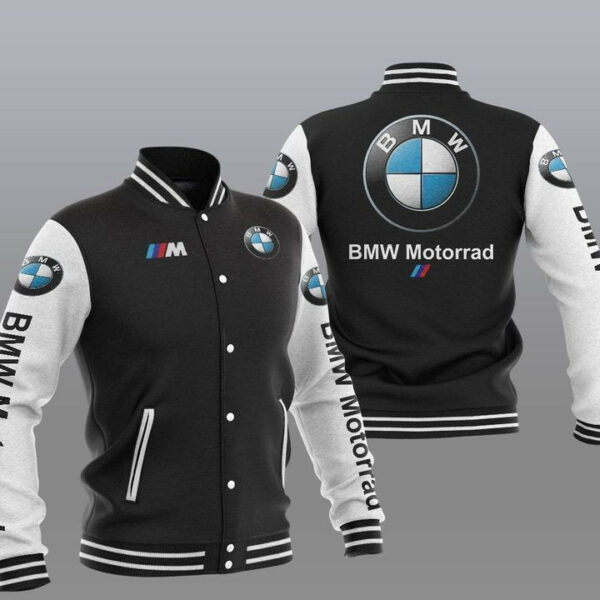 BMW Motorsport Color Automobile Baseball Jacket for Men & Women | Vehicle Brand Fan Gift