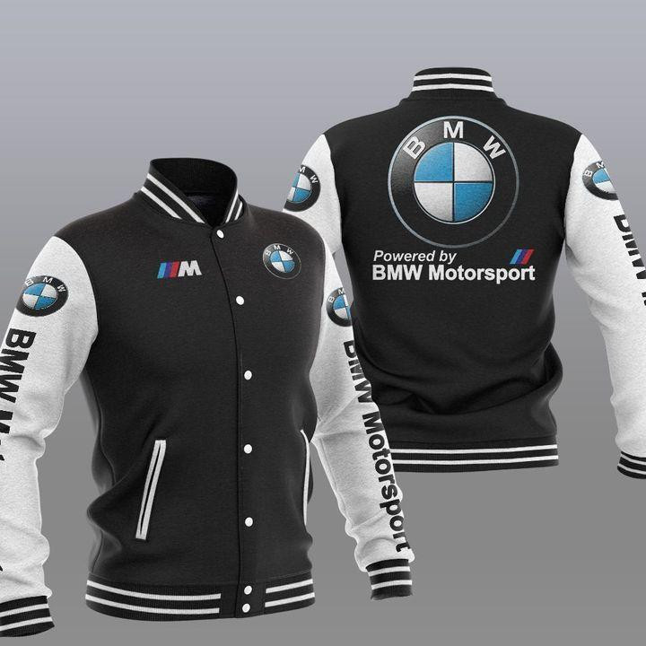 BMW Motorsport Color Automobile Baseball Jacket for Men & Women | Vehicle Brand Fan Gift