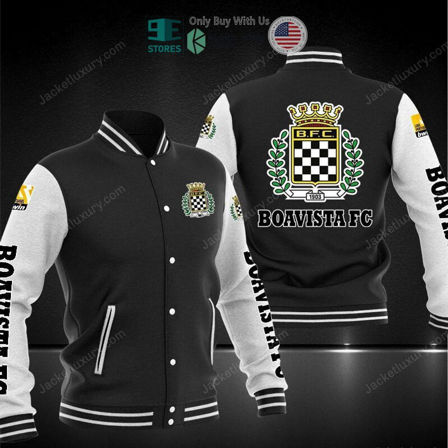 Boavista FC Varsity Baseball Jacket for Men & Women | Soccer Team Fan Gift